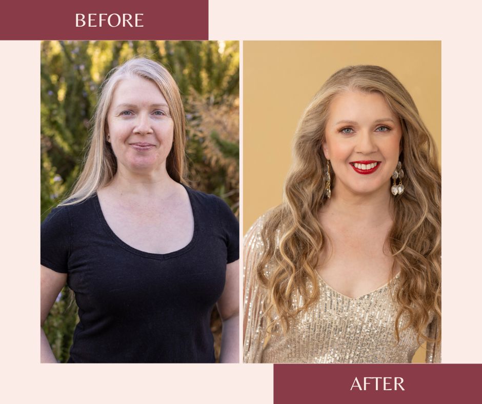 Makeup Before & After